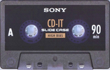 Compact Cassette Sony CD-IT 90 "C-90CDT2L" Type II Chrome 2001 North America