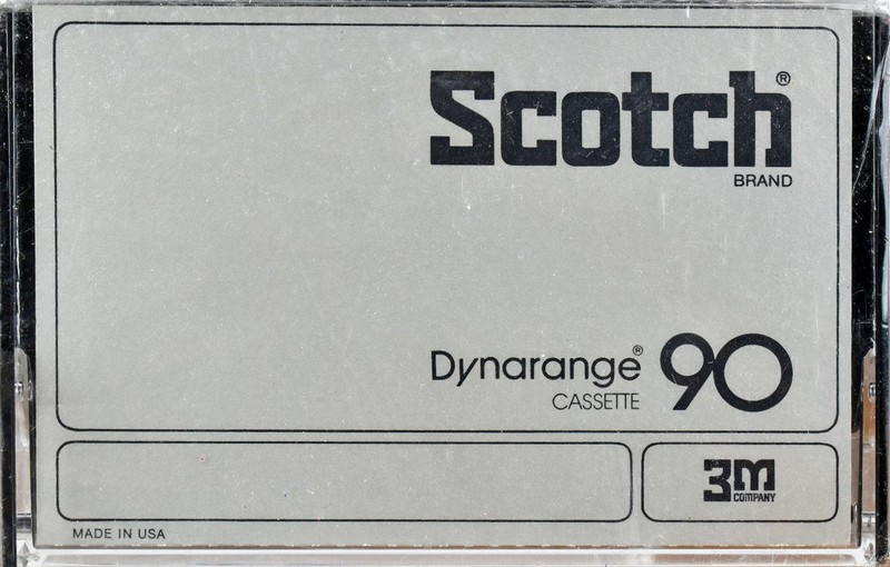 Compact Cassette Scotch Dynarange 90 Type I Normal 1977 USA
