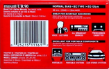 Compact Cassette Maxell UR 90 Type I Normal 2002 North America
