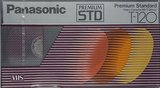VHS, Video Home System Panasonic Premium STD 120 "NV-T120PSD" Type I Normal 1986 USA