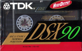 Compact Cassette TDK DS-X 90 "DS-X90" Type I Normal 1991 North America
