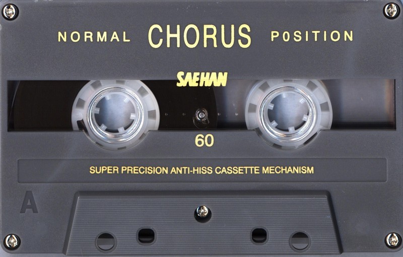 Compact Cassette Saehan Chorus 60 Type I Normal 1996 Europe