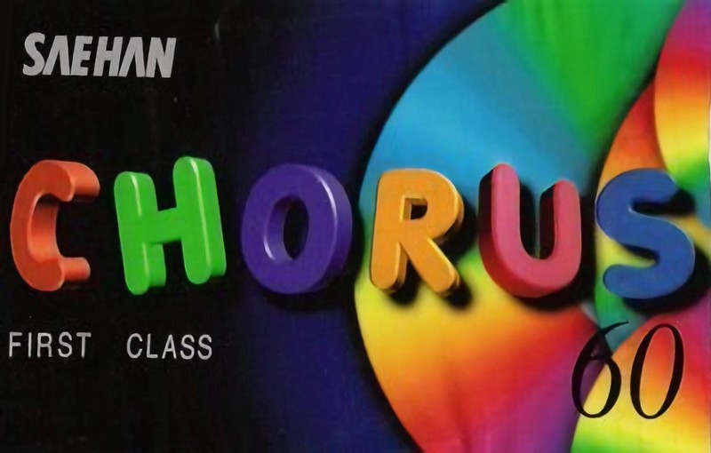 Compact Cassette Saehan Chorus 60 Type I Normal 1996 Europe