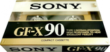 Compact Cassette Sony GF-X 90 "market Asia or Euro" Type I Normal 1985 Thailand