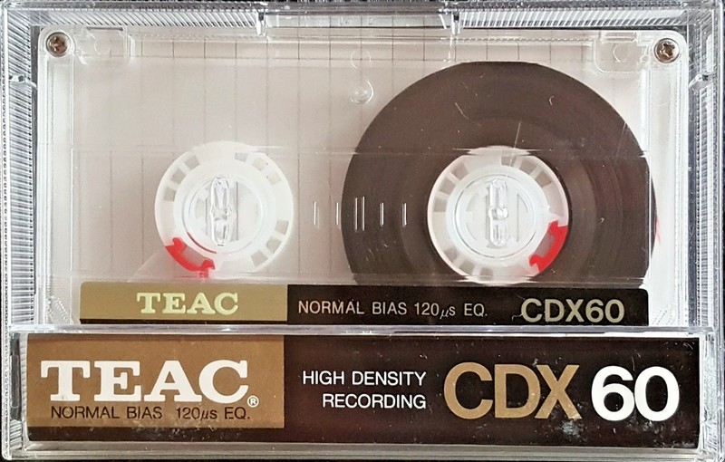 Compact Cassette Teac CDX 90 Type I Normal 1989 Europe