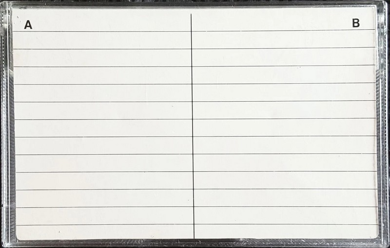 Compact Cassette Teac CDX 90 Type I Normal 1989 Europe