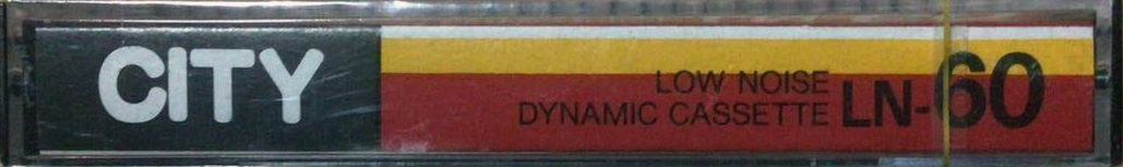 Compact Cassette City 60 Type I Normal 1980 Japan