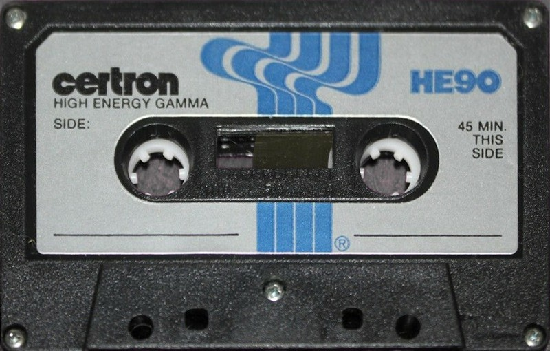 Compact Cassette Certron HE 90 Type I Normal 1978 USA