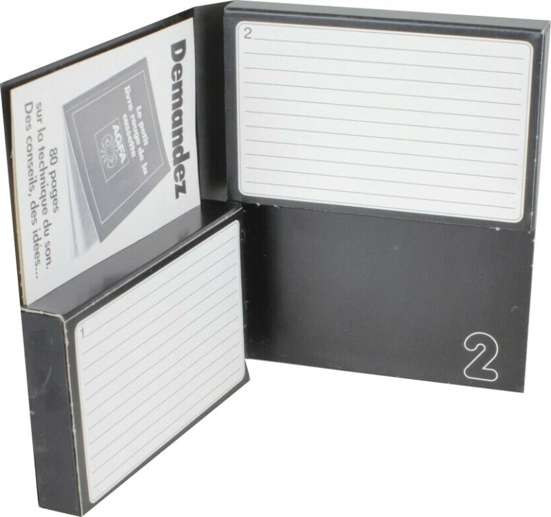 2 pack AGFA Super Ferro Dynamic I 90+6 Type I Normal 1978 Europe