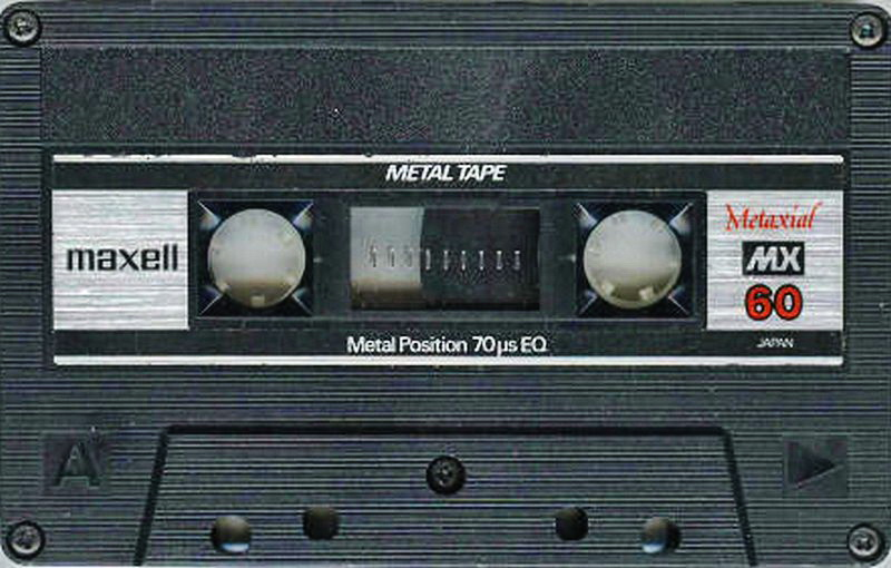 Compact Cassette Maxell MX 60 Type IV Metal 1980 Europe
