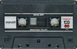 Compact Cassette Maxell MX 60 Type IV Metal 1980 Europe