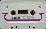 Compact Cassette Philips 60 Type I Normal 1967 Europe