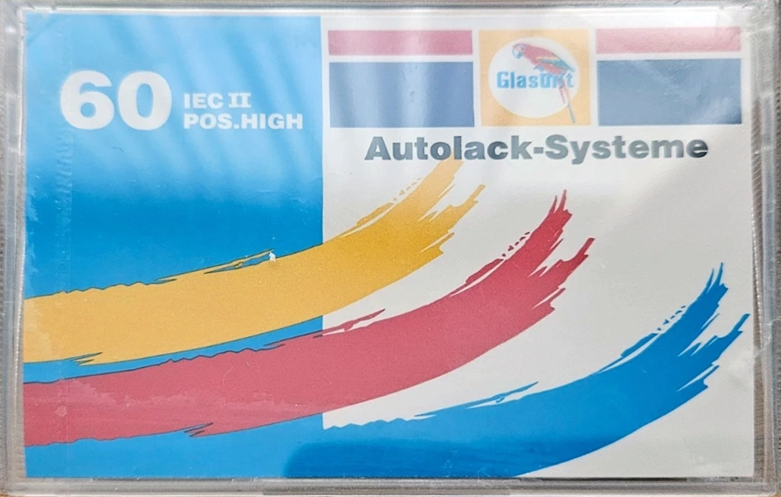 Compact Cassette BASF Chrome Extra II 60 "Glasurit Autolack-Systeme" Type II Chrome 1991 Germany