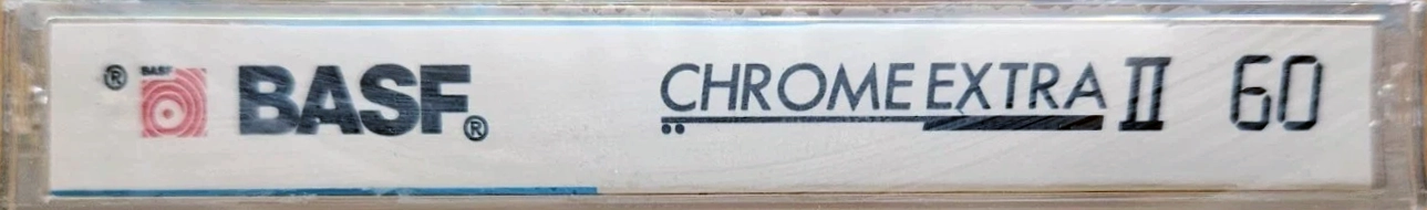 Compact Cassette BASF Chrome Extra II 60 "Glasurit Autolack-Systeme" Type II Chrome 1991 Germany