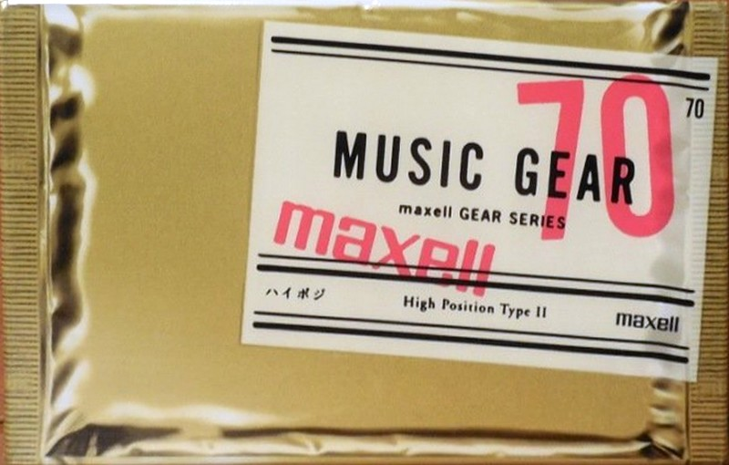 Compact Cassette Maxell Music Gear 70 "MG2-70" Type II Chrome 2000 Japan