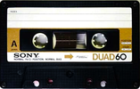 Compact Cassette Sony Duad 60 Type III Ferro Chrome 1978 Japan