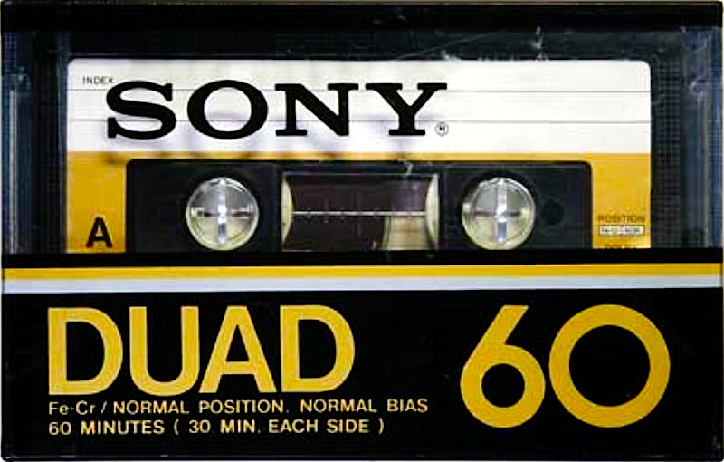 Compact Cassette Sony Duad 60 Type III Ferro Chrome 1978 Japan