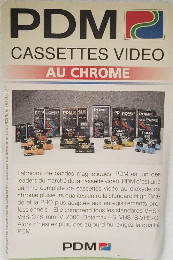 Blister PDM FE 60 Type I Normal 1990 France