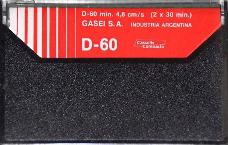Compact Cassette Sekai 60 Type I Normal Argentina