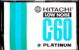 Compact Cassette Hitachi Platinum 60 Type I Normal 1970 Europe