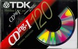 Compact Cassette TDK CDing 1 120 Type I Normal 1992 North America