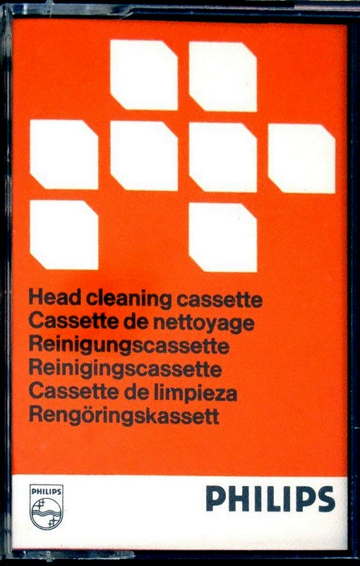 Compact Cassette Philips 811 CCT Cleaning Cassette 1975 Europe