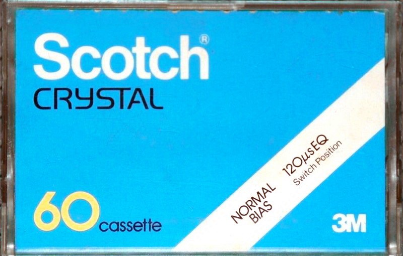 Compact Cassette Scotch Crystal 60 Type I Normal 1981 Japan
