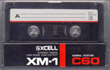 Compact Cassette Xcell XM-I 60 Type I Normal 1986 South Korea