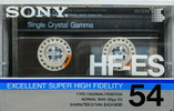 Compact Cassette Sony HF-ES 54 Type I Normal 1986 Japan