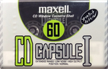 Compact Cassette Maxell CD Capsule I 60 "CDC-I 60" Type I Normal 1990 Japan