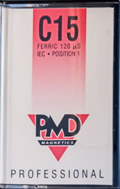Compact Cassette PMD Professional 15 Type I Normal 1993 UK