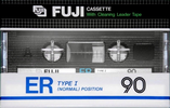 Compact Cassette Fuji ER 90 Type I Normal 1982 North America