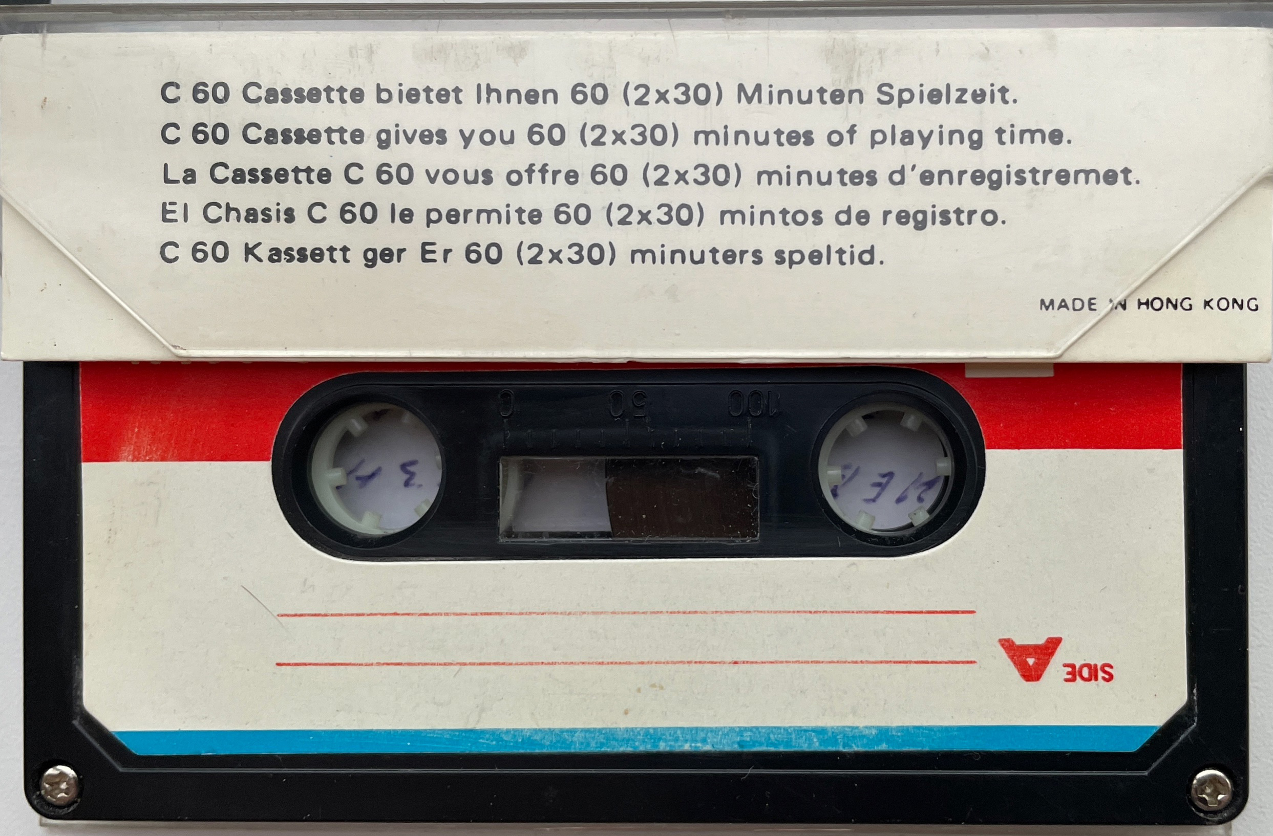 Compact Cassette Steriant 60 Type I Normal Hong Kong