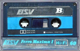Compact Cassette BSV 60 Type I Normal USSR