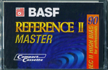 Compact Cassette BASF Reference II Master 90 Type II Chrome 1995 Europe