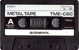 Compact Cassette General TME 60 Type IV Metal Japan