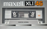 Compact Cassette Maxell XLI 46 Type I Normal 1985 Japan