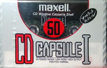 Compact Cassette Maxell CD Capsule I 50 "CDC-I 50" Type I Normal 1990 Japan