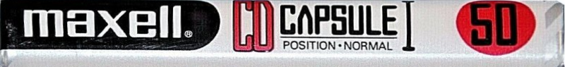 Compact Cassette Maxell CD Capsule I 50 "CDC-I 50" Type I Normal 1990 Japan