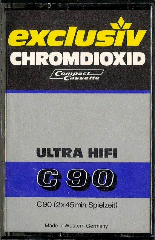 Compact Cassette Exclusiv 90 Type II Chrome 1984 Germany