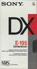 VHS, Video Home System Sony DX 195 Type I Normal 1991 Europe