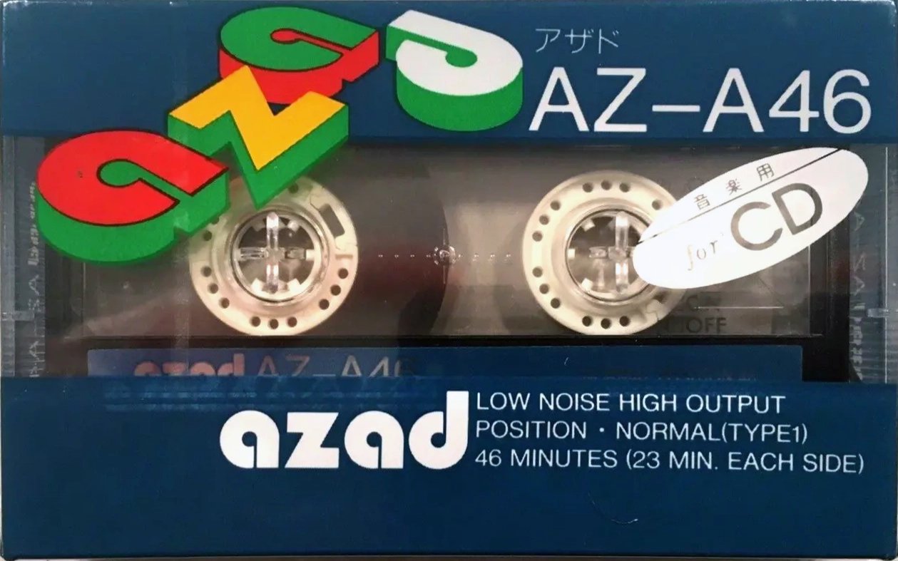Compact Cassette Azad 46 "AZ-A" Type I Normal Japan