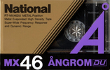 Compact Cassette National Angrom MX-DU 46 "RT-MX46DU" Type IV Metal 1985 Japan