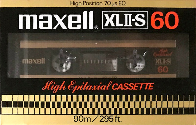 Compact Cassette Maxell XLII-S 60 Type II Chrome 1980 USA