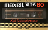 Compact Cassette Maxell XLII-S 60 Type II Chrome 1980 USA