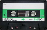 Compact Cassette Sony BHF 60 Type I Normal 1978 Japan