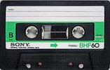 Compact Cassette Sony BHF 60 Type I Normal 1978 Japan