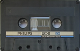 Compact Cassette Philips UC II 90 Type II Chrome 1985 Europe