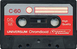 Compact Cassette Universum 60 Type II Chrome 1977 Europe