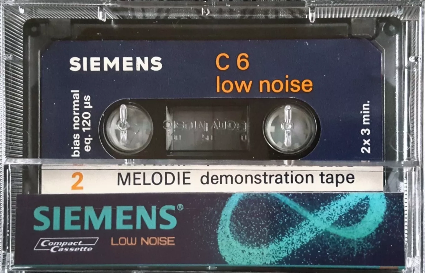 Compact Cassette Siemens 6 "Melodie" Demonstration Tape Germany